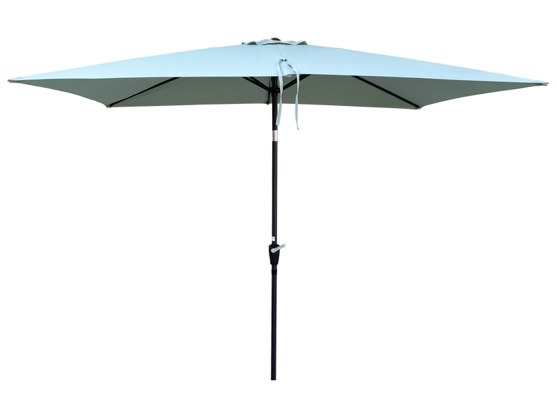 6 x 9ft Patio Umbrella Outdoor Waterproof Umbrella with Crank and Push Button Tilt without flap for Garden Backyard Pool Swimming Pool Market