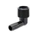 3/4" MPT x 1/2" Barb Riser Flex Pipe Elbow 94360