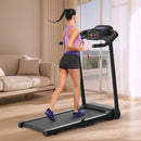Foldable Treadmill 2.5Hp Electric Running Machine For Home - Black by HouseOfZazla