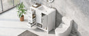 36" Bathroom Vanity with Sink Top and Storage Cabinet by HouseOfZazla