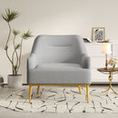 Modern Elegance Accent Chair With Curved Backrest by HouseOfZazla