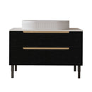 36 Inch Bathroom Vanity with Ceramic Integrated Sink & Soft-Close Drawers