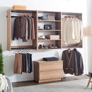 Devi - Modular Wood Closet System With Versatile Storage by HouseOfZazla
