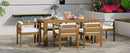 TREXM 7-Piece Patio Dining Table Set for 6
