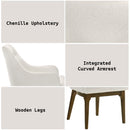 Kasha - Side Chair (Set of 2) - Beige / Oak