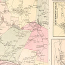 Vintage Map of Jefferson Valley, New York 1867