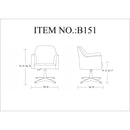 Pelo - Swivel Lounge Chair by HouseOfZazla