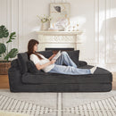 Semi Circular 2 In 1 Sofa Bed With Neck Pillow by HouseOfZazla