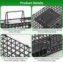 32in 2 Door Live Animal Cage Trap For Animals Under 12LBS Easy To Setup Humane Galvanized Iron Trap Cage For Rabbits Groundhogs Skunk Opossums Nutria