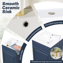 Bathroom Vanity With Sink, Cabinet With Adjustable Shelf by HouseOfZazla