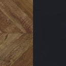 Herringbone - 3 Panel Screen - Brown