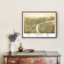Vintage Map of Connellsville, Pennsylvania 1897