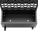 Metal Planter Box with Trellis Raised Garden Bed - 72.05'x35.83'x16.14', Trellis Privacy Screen for Climbing Plants, Vegetables, Vines(Assembly Required)