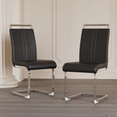 Modern Dining Chairs With Padded Seat, High Back by Unique Piece Furniture