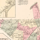 Vintage Map of Newcastle, New York 1867