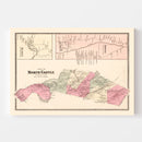Vintage Map of North Castle, New York 1867