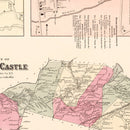 Vintage Map of North Castle, New York 1867