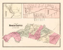 Vintage Map of North Castle, New York 1867
