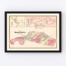Vintage Map of North Castle, New York 1867