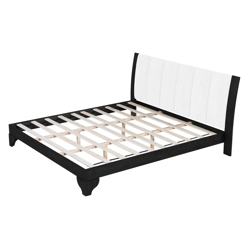 King Size Bed Frame Black and White, photo 6 of 10