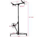 Heavy Duty Drywall Lift Panel Hoist with Adjustable Height by HouseOfZazla