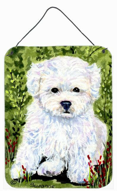 Bichon Frise Aluminium Metal Wall or Door Hanging Prints