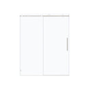 Frameless, Single Sliding Soft Close Shower Doors, 5/16" Sgcc Tempered Glass by HouseOfZazla