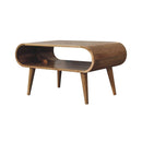 Solid Wood Open Coffee Table
