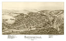 Vintage Map of Curwensville, Pennsylvania 1895