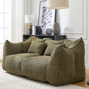 Comfortable Dual Beanbag Chair With High Resilience Foam Core For 2 People by HouseOfZazla