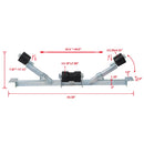 Heavy Duty Boat Trailer Support Bracket with Keel Rollers by HouseOfZazla