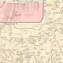 Vintage Map of Jamestown, Pennsylvania 1877