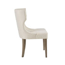 Elegant Design Dining Chair Polyester - Cream by HouseOfZazla