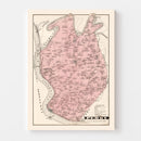 Vintage Map of Perry, Pennsylvania 1877