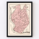 Vintage Map of Perry, Pennsylvania 1877