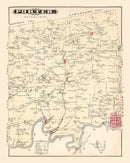 Vintage Map of Porter, Pennsylvania 1877