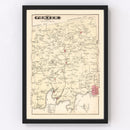 Vintage Map of Porter, Pennsylvania 1877