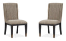 Ryker - Upholstered Host Side Chair (Set of 2) - Homestead Brown