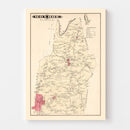 Vintage Map of Monroe, Pennsylvania 1877