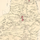 Vintage Map of Monroe, Pennsylvania 1877