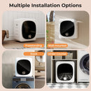 Portable Clothes Dryer Compact Drying Machine with Stainless Steel Tub