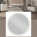Carena - Round Mirror - Gray by HouseOfZazla