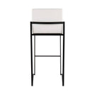 Fuji - Contemporary High Back Barstool Elegant Design by HouseOfZazla