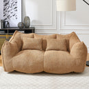 Comfortable Dual Beanbag Chair With High Resilience Foam Core For 2 People by HouseOfZazla