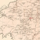 Vintage Map of Millcreek, Pennsylvania 1877