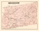 Vintage Map of Limestone, Pennsylvania 1877