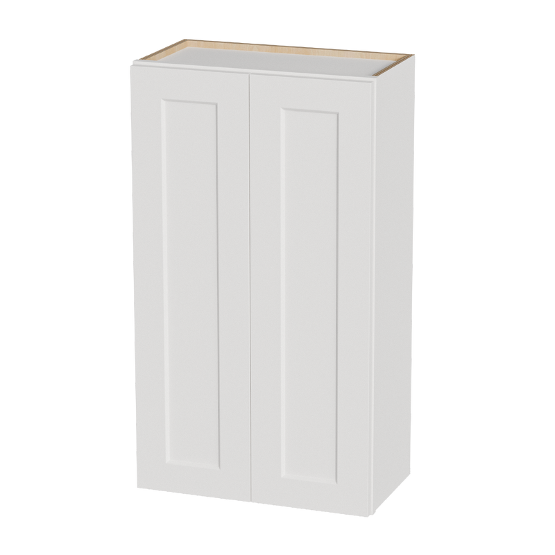 White Shaker Solid Wood Wall Cabinet with Soft-Close Doors, photo 3 of 4
