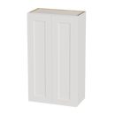 White Shaker Solid Wood Wall Cabinet with Soft-Close Doors by HouseOfZazla