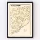 Vintage Map of Redbank, Pennsylvania 1877