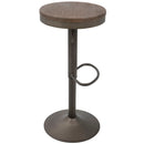 Dakota - Industrial Design Adjustable Barstool (Set of 2) by HouseOfZazla